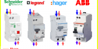 cablage-branchement-disjoncteur-différentiel-schneider-legrand-hager-abb